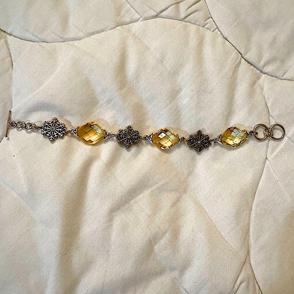 Silver Snowflake Bracelet - Picture 2 of 4